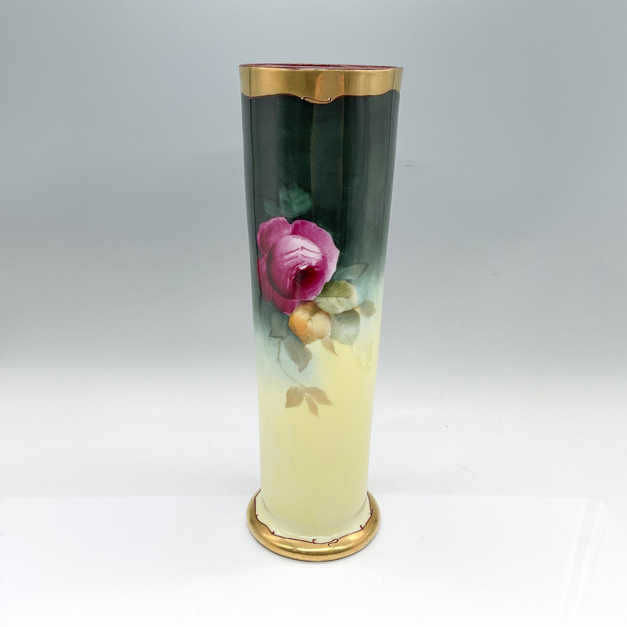 Leroy M. Rost for Pickard and T.V. Limoges Vase, Signed - Image 2 of 4