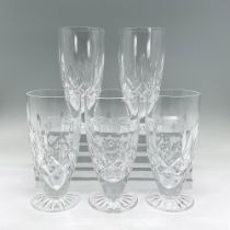 5pc Waterford Crystal Iced Tea Glasses, Lismore
