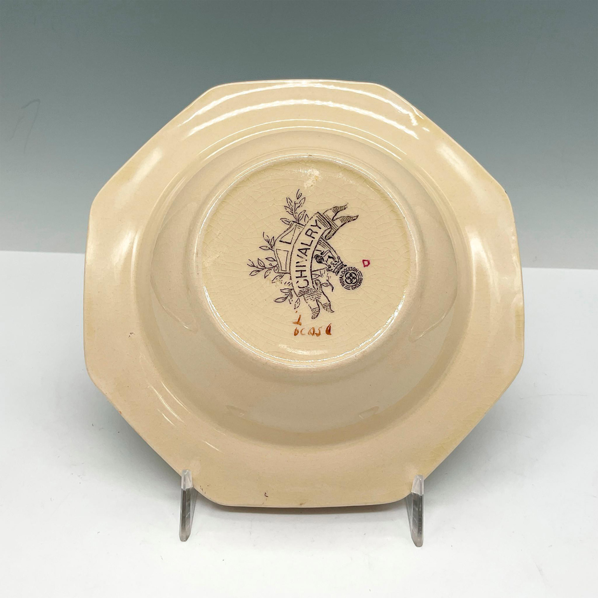 Royal Doulton Stoneware Series Ware Plate, Chivalry - Image 2 of 2