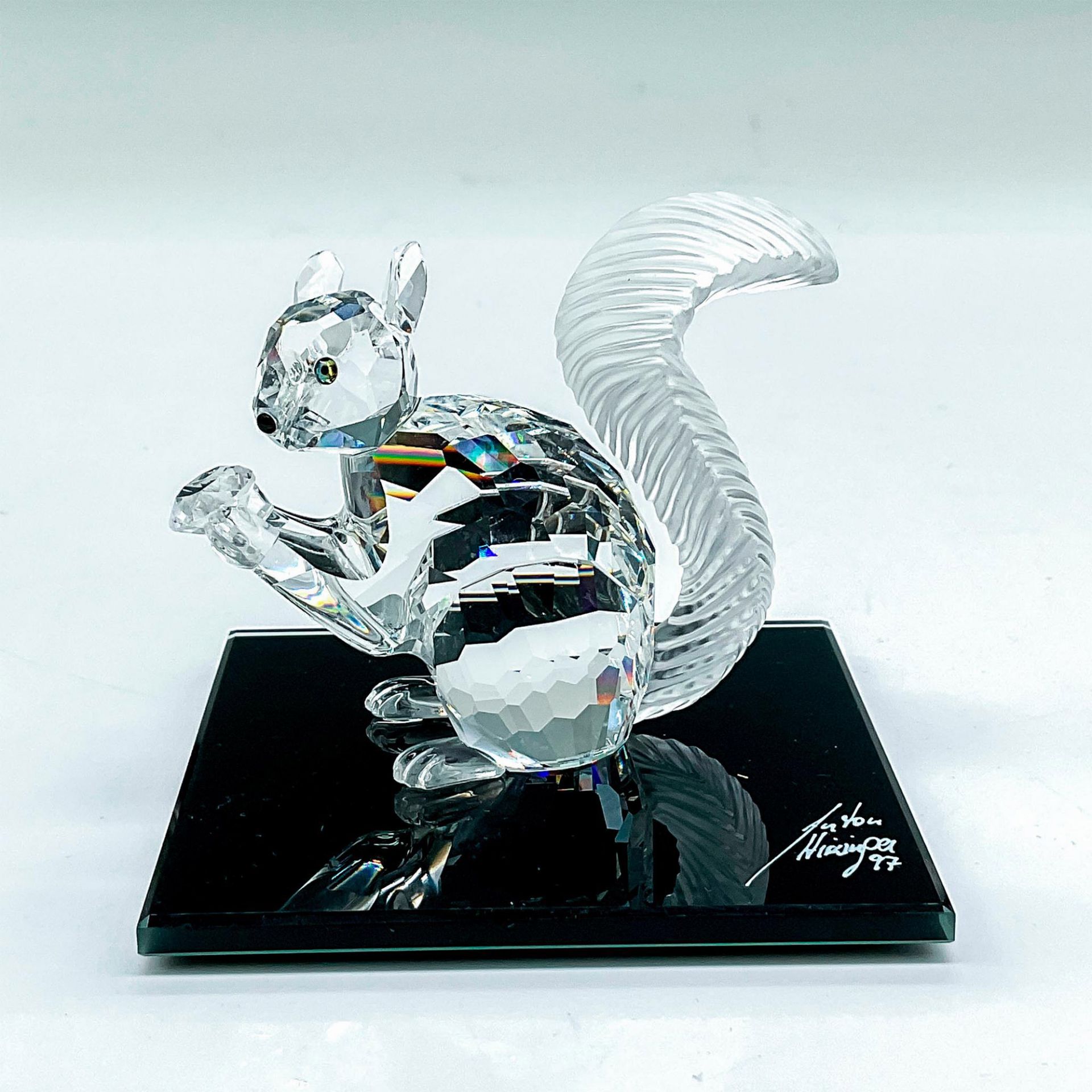 Swarovski Crystal Figurine, SCS Members Squirrel + Base - Bild 4 aus 5