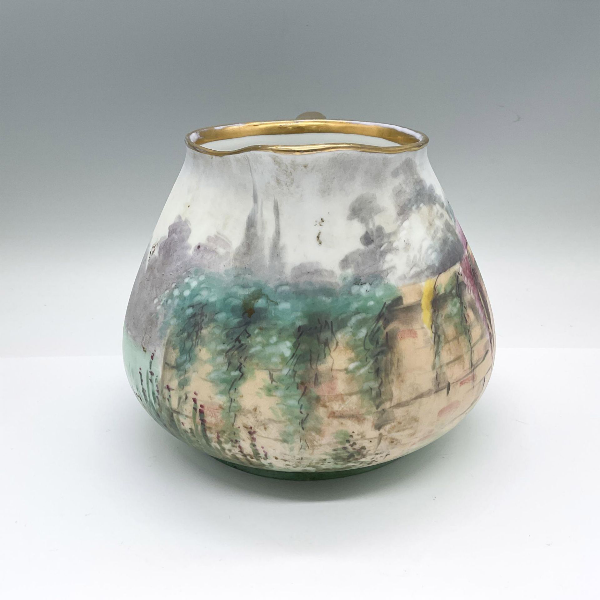 Pickard China by Alexi Landscape Pitcher, Signed - Image 3 of 5