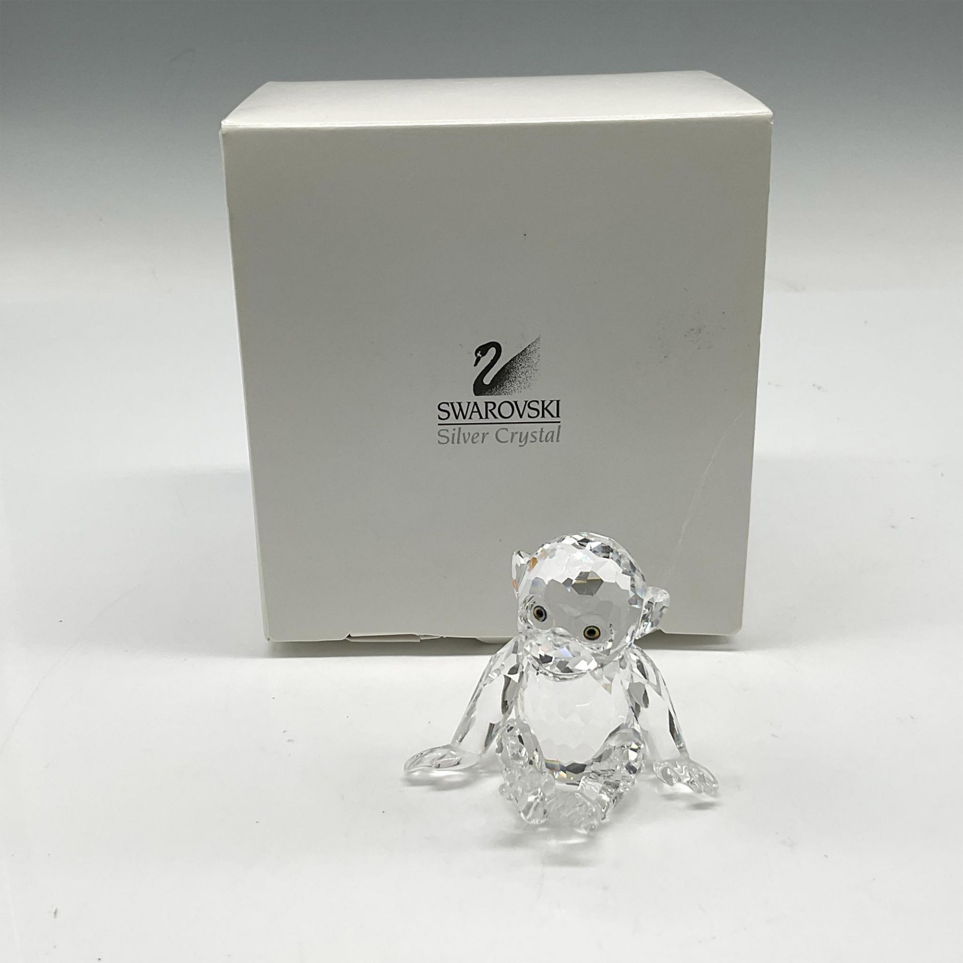 Swarovski Silver Crystal Figurine, Chimpanzee - Bild 4 aus 4