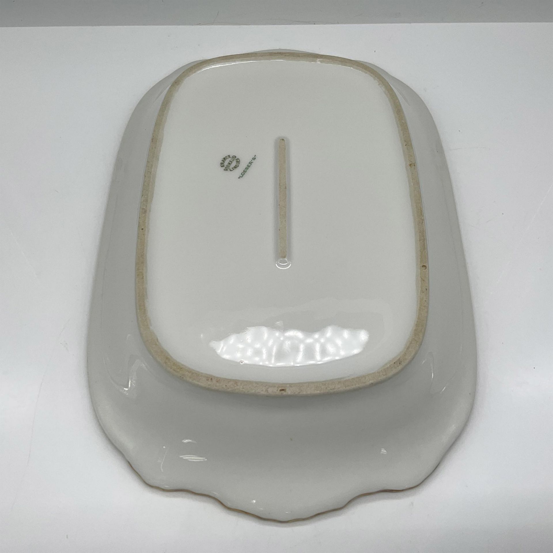 Limoges Vignaud Porcelain Serveware, Small Oval Platter - Bild 3 aus 3