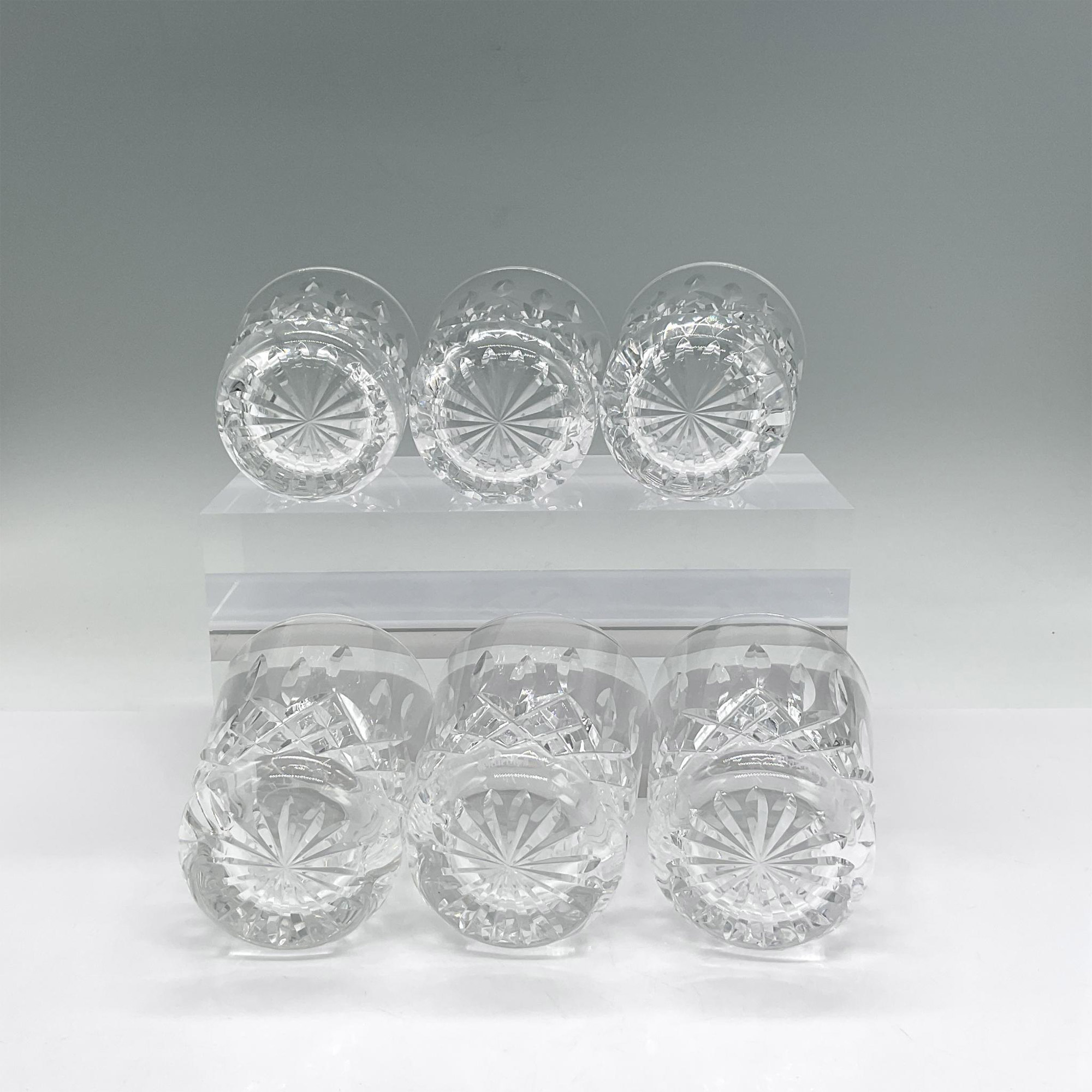 6pc Waterford Crystal Old Fashioned Glasses, Lismore - Image 3 of 3