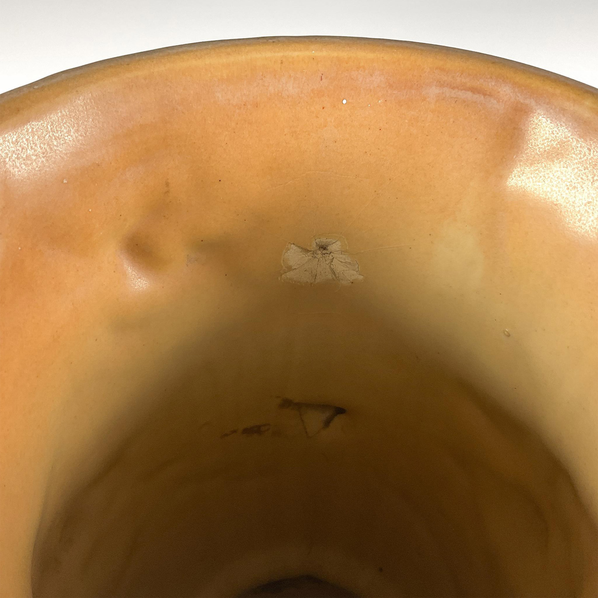 Roseville Pottery, Brown Magnolia Vase 95 - Bild 4 aus 4