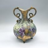 Maple Leaf Nippon Porcelain Double Handled Vase