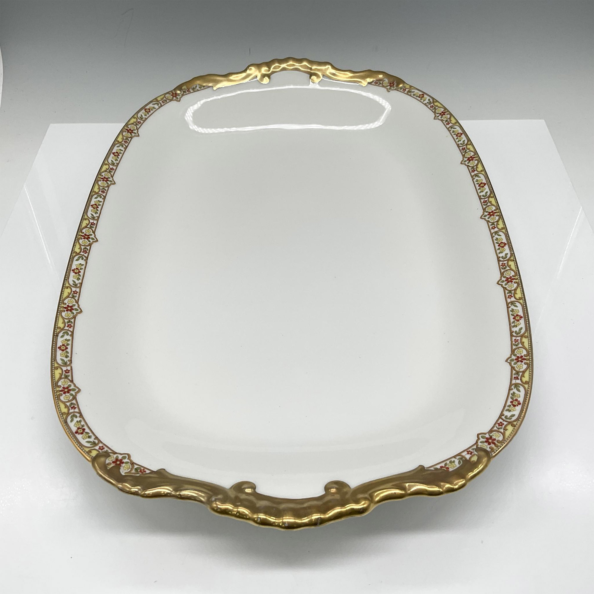 Limoges Vignaud Porcelain Serveware, Large Oval Platter - Image 2 of 3