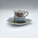 Unique Porcelain Demitasse Cup and Saucer