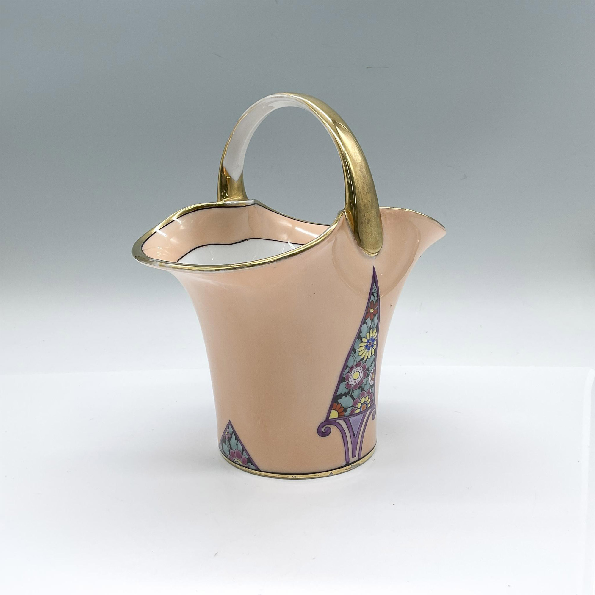 Morimura Bros. Noritake Porcelain Basket Vase - Image 2 of 3