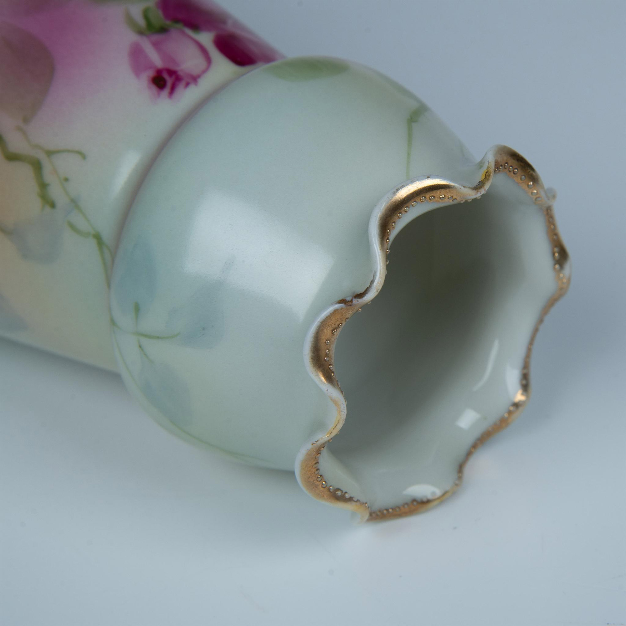Noritake Hand Painted Nippon Japanese Porcelain Vase - Bild 3 aus 4