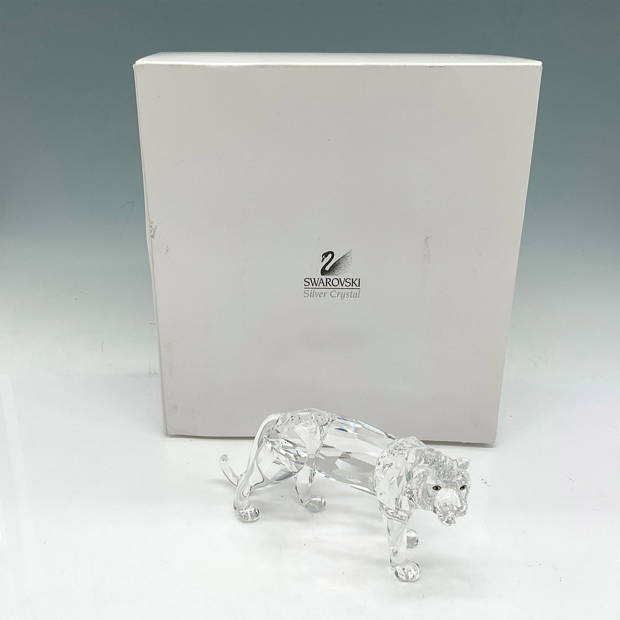 Swarovski Silver Crystal Figurine, Tiger - Bild 4 aus 4