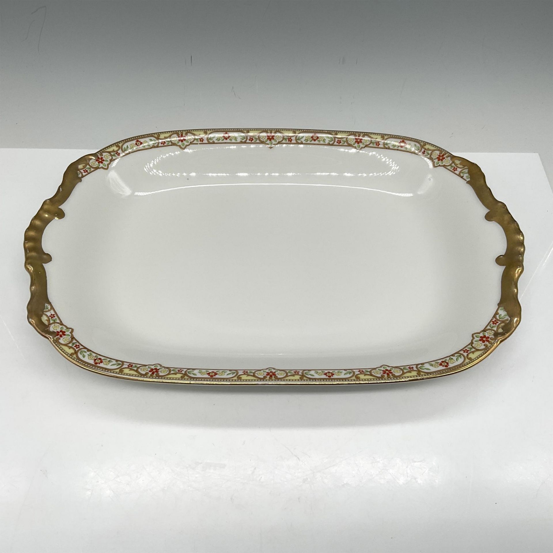Limoges Vignaud Porcelain Serveware, Small Oval Platter - Bild 2 aus 3