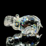 Swarovski Silver Crystal Figurine, Hippo