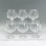 6pc Waterford Crystal Brandy Glasses, Lismore