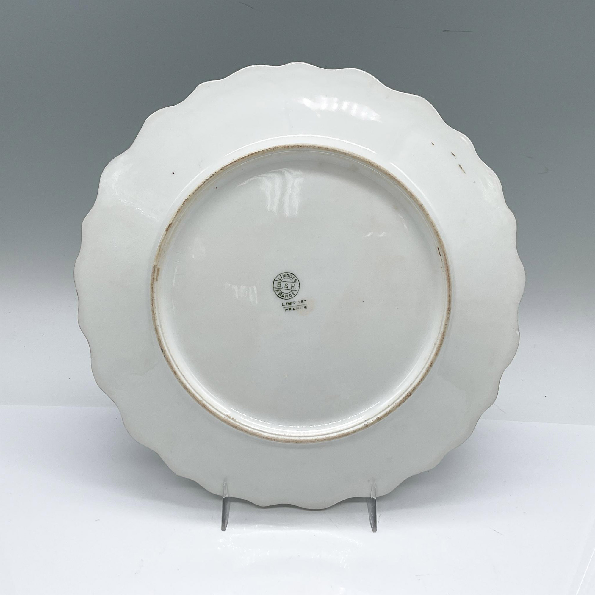 Blakeman & Henderson Limoges France Porcelain Plate, Signed - Bild 2 aus 3