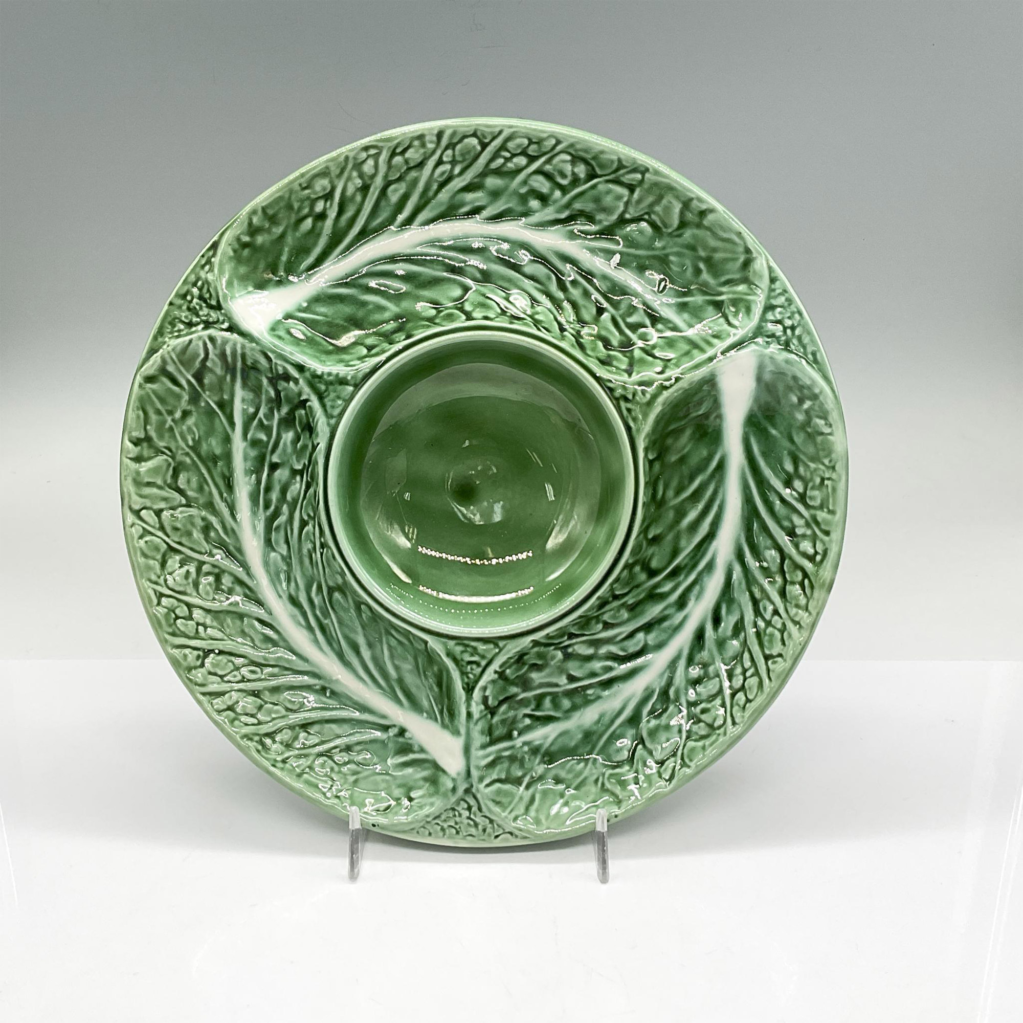 2pc Secla Cabbage Leaf Dish + Small Shaker/Condiment Dish - Image 2 of 9