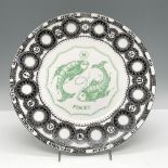 Royal Doulton Bone China Zodiac Plate, Pisces