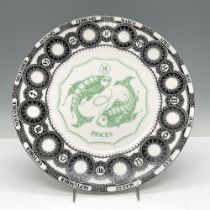 Royal Doulton Bone China Zodiac Plate, Pisces