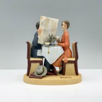 Norman Rockwell Figurine, Breakfast Conversation