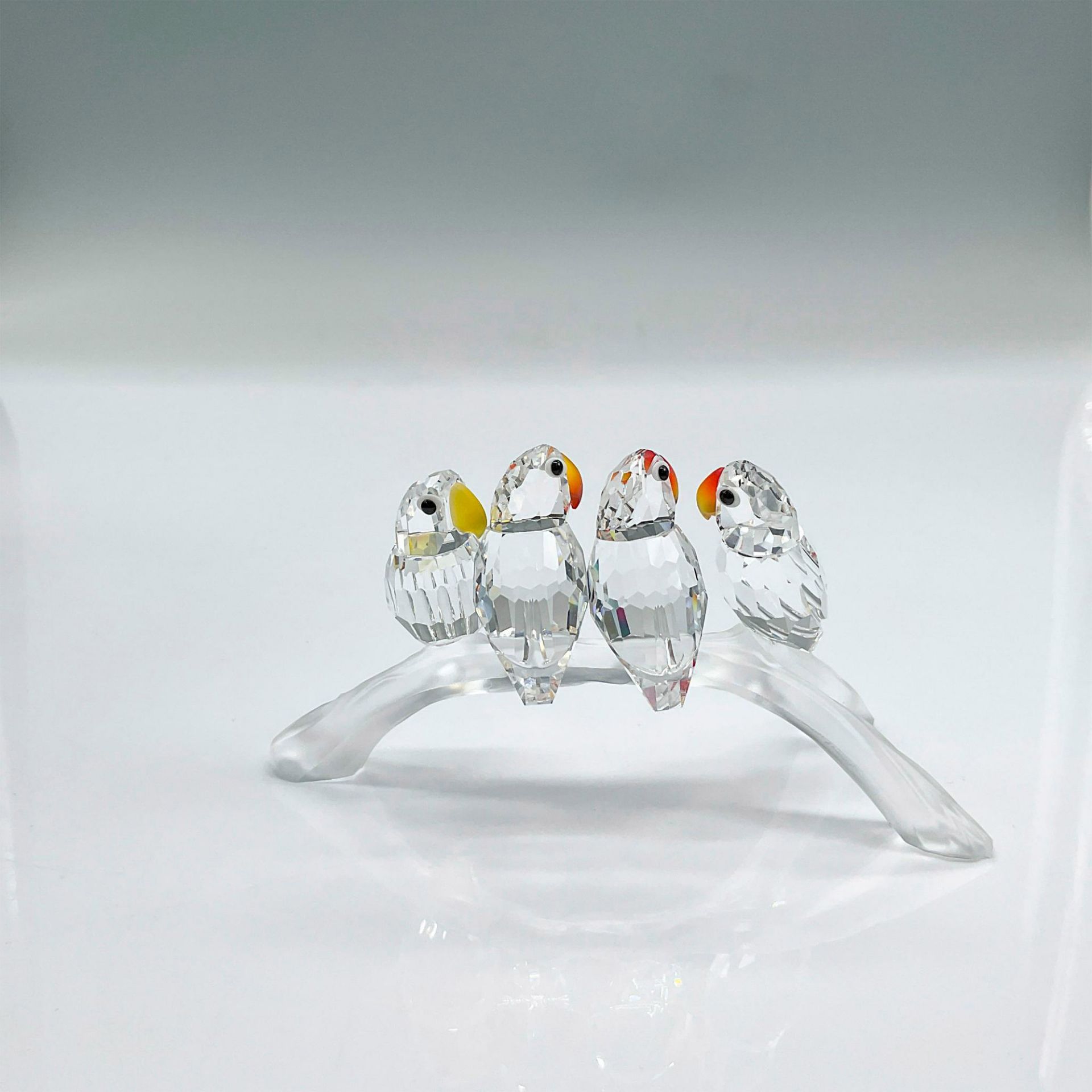 Swarovski Crystal Figurine, Baby Lovebirds - Image 2 of 4