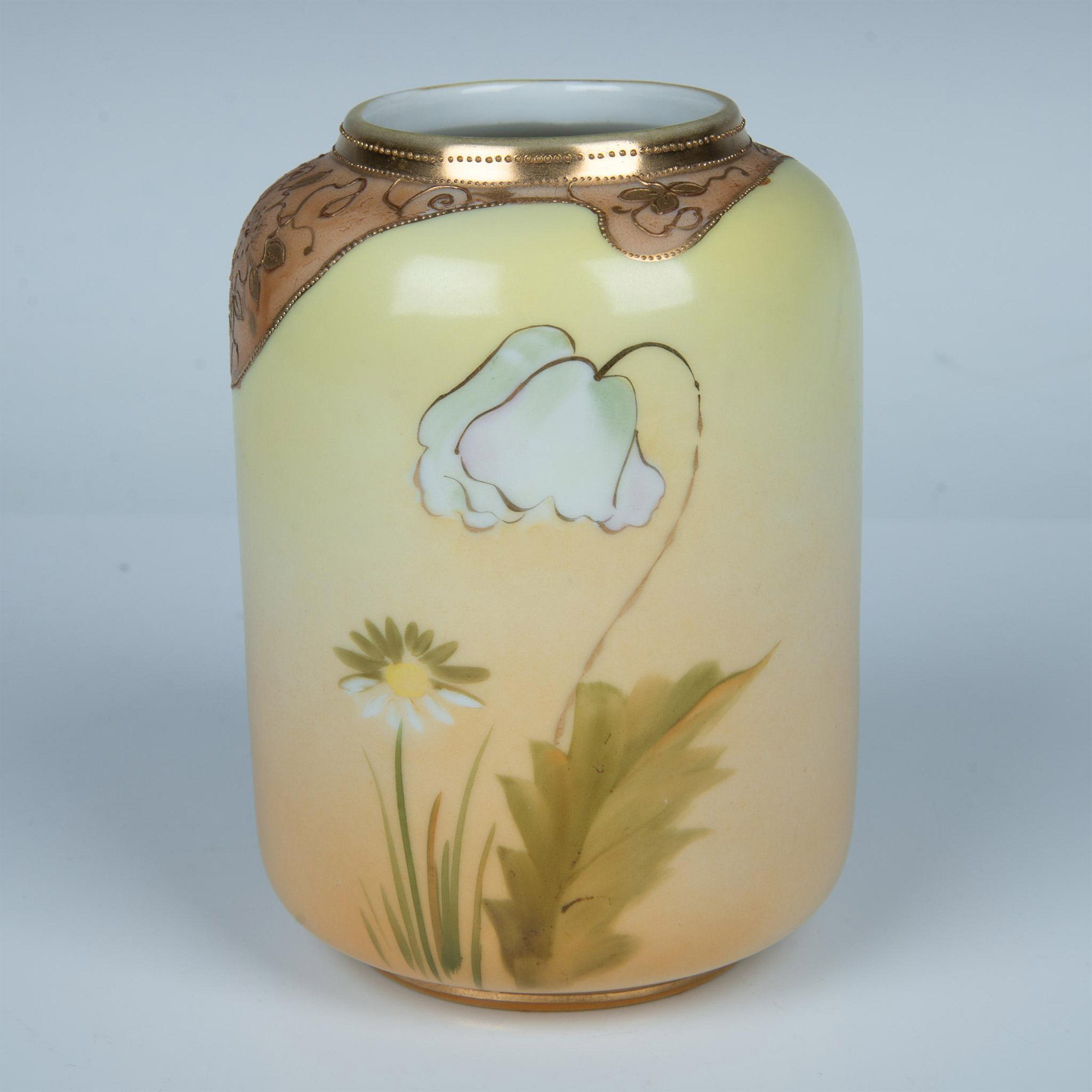 Noritake Hand Painted Nippon Japanese Porcelain Vase - Image 2 of 4