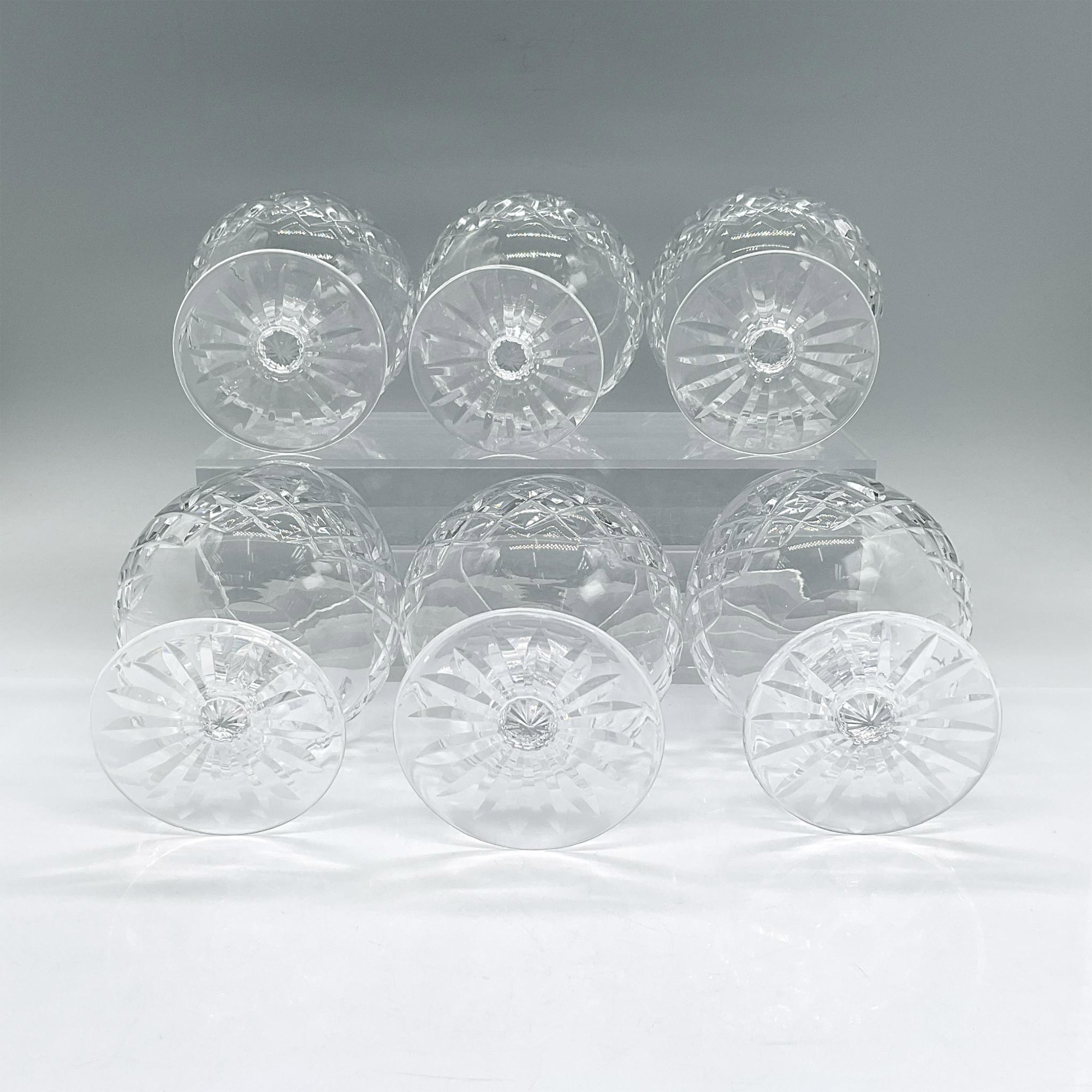 6pc Waterford Crystal Brandy Glasses, Lismore - Image 3 of 3
