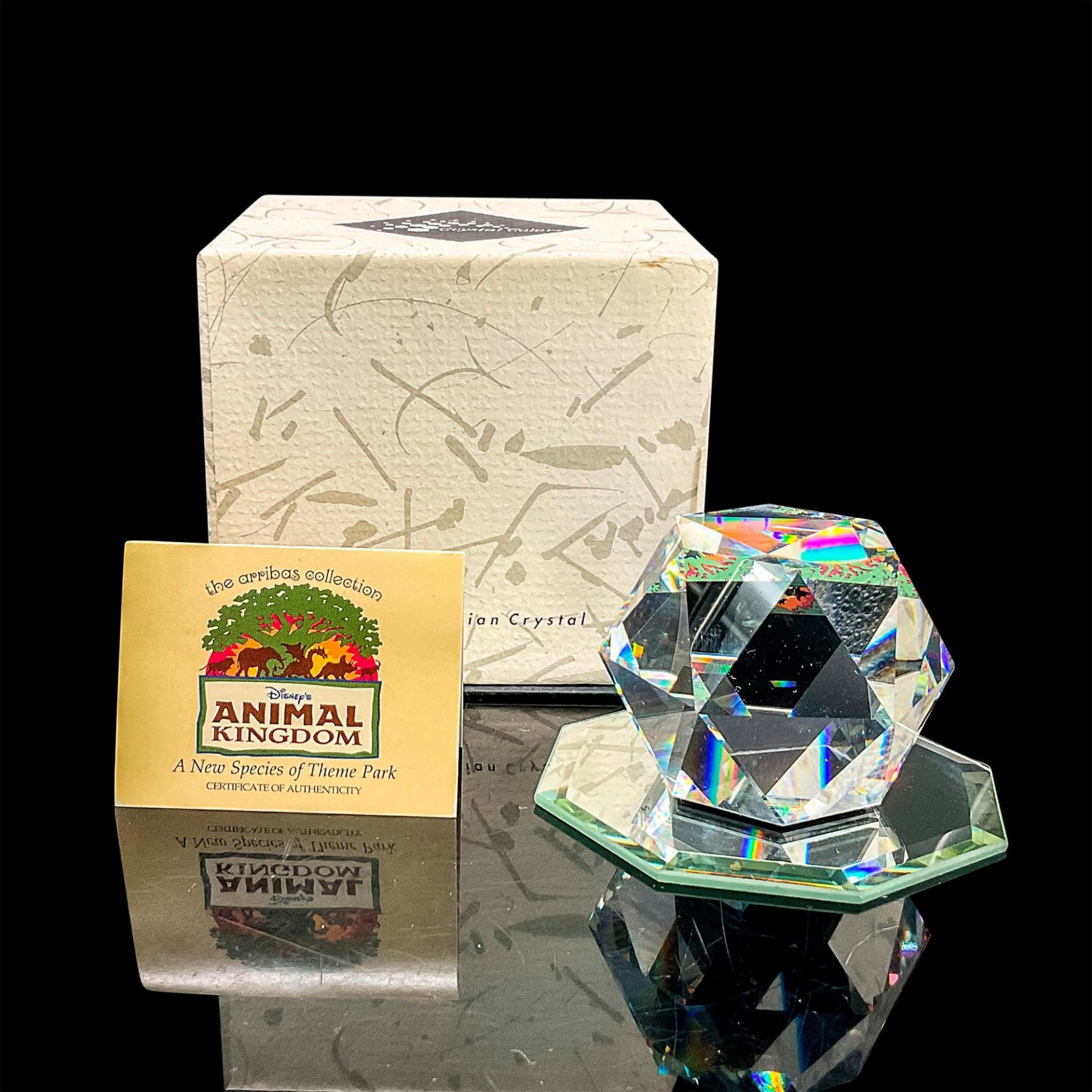 Swarovski Arribas Crystal Paperweight, Disney Animal Kingdom - Bild 5 aus 5