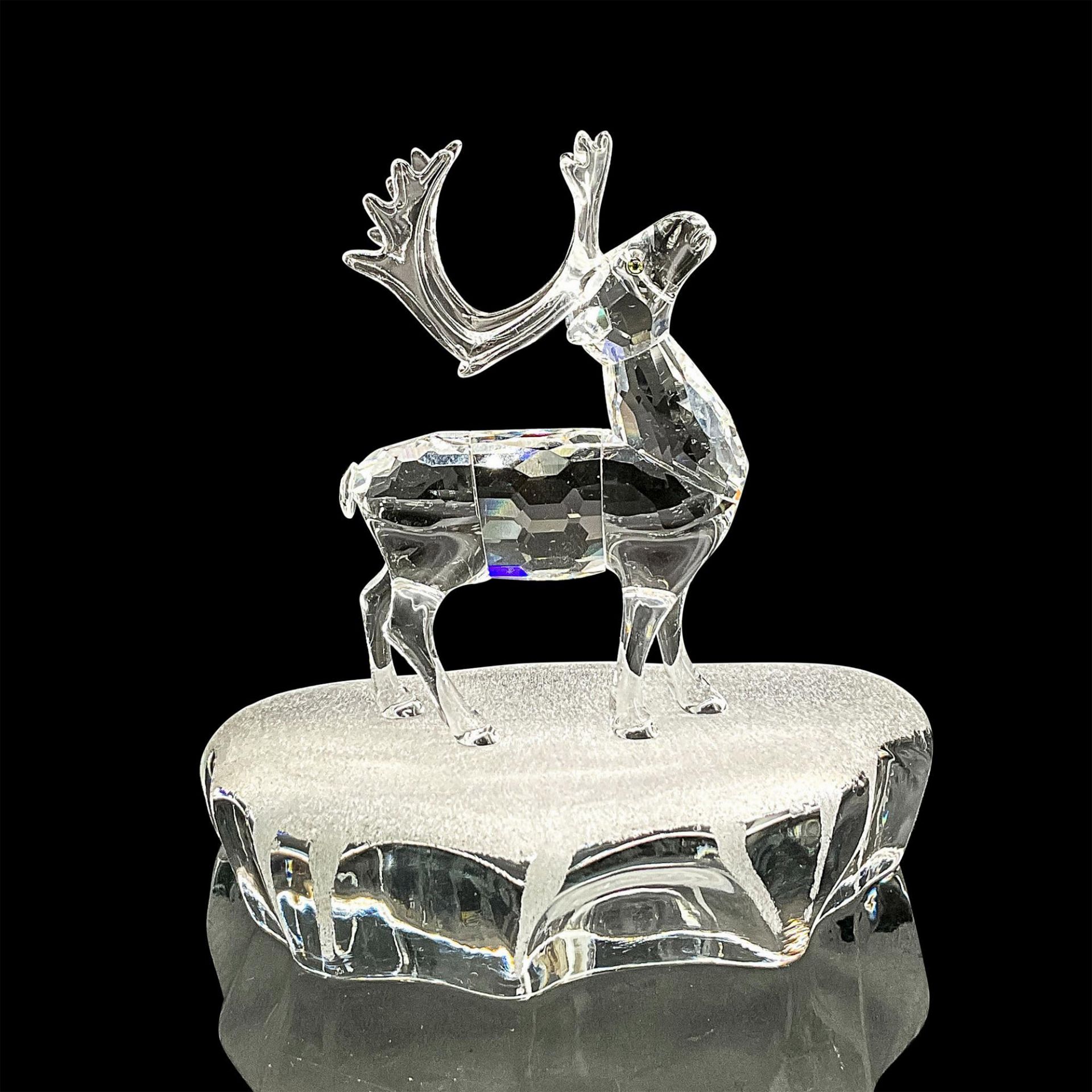 Swarovski Silver Crystal Figurine, Reindeer on Iceberg - Bild 2 aus 4