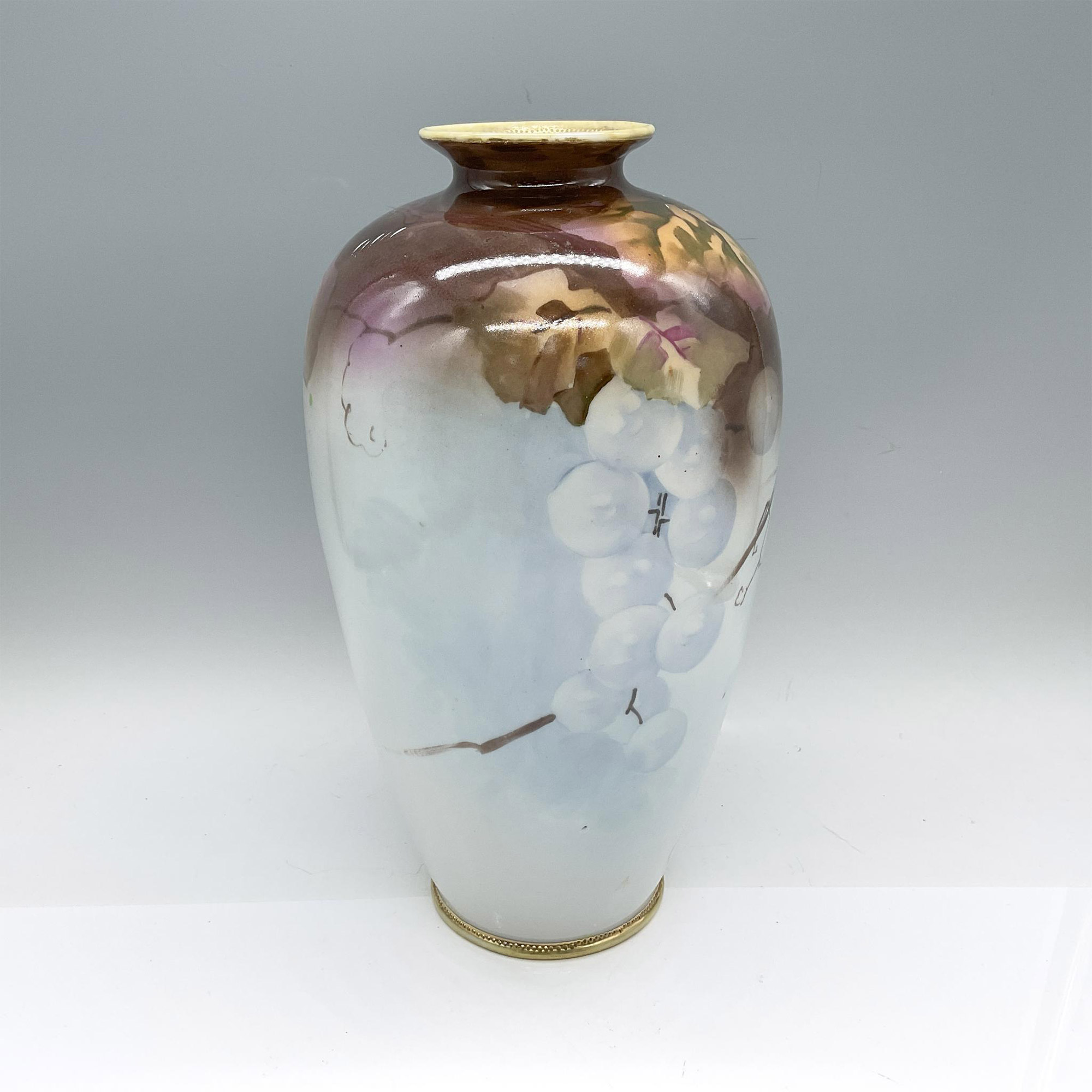 Maple Leaf Nippon Porcelain Vase - Image 2 of 3
