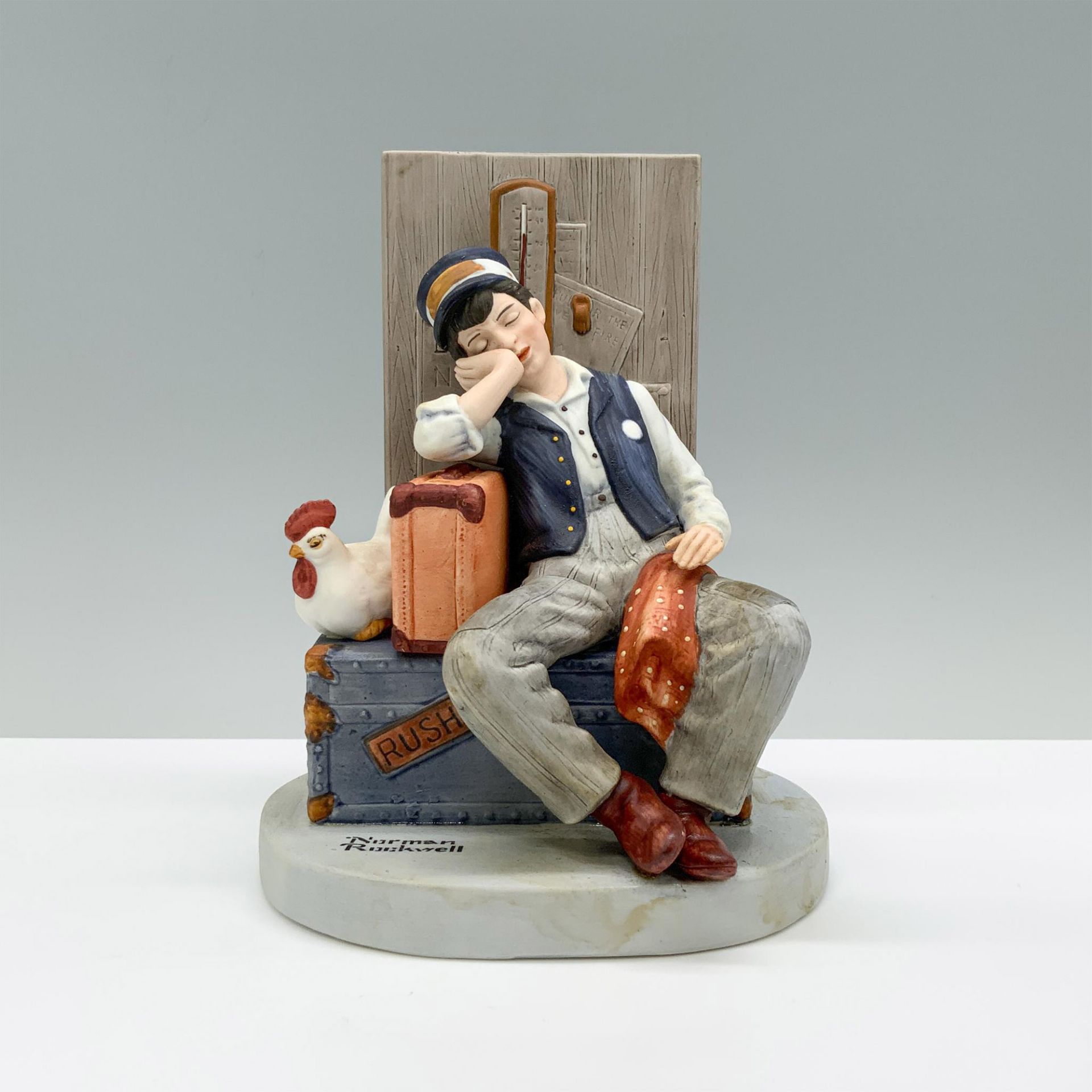 Norman Rockwell Figurine, Asleep on the Job