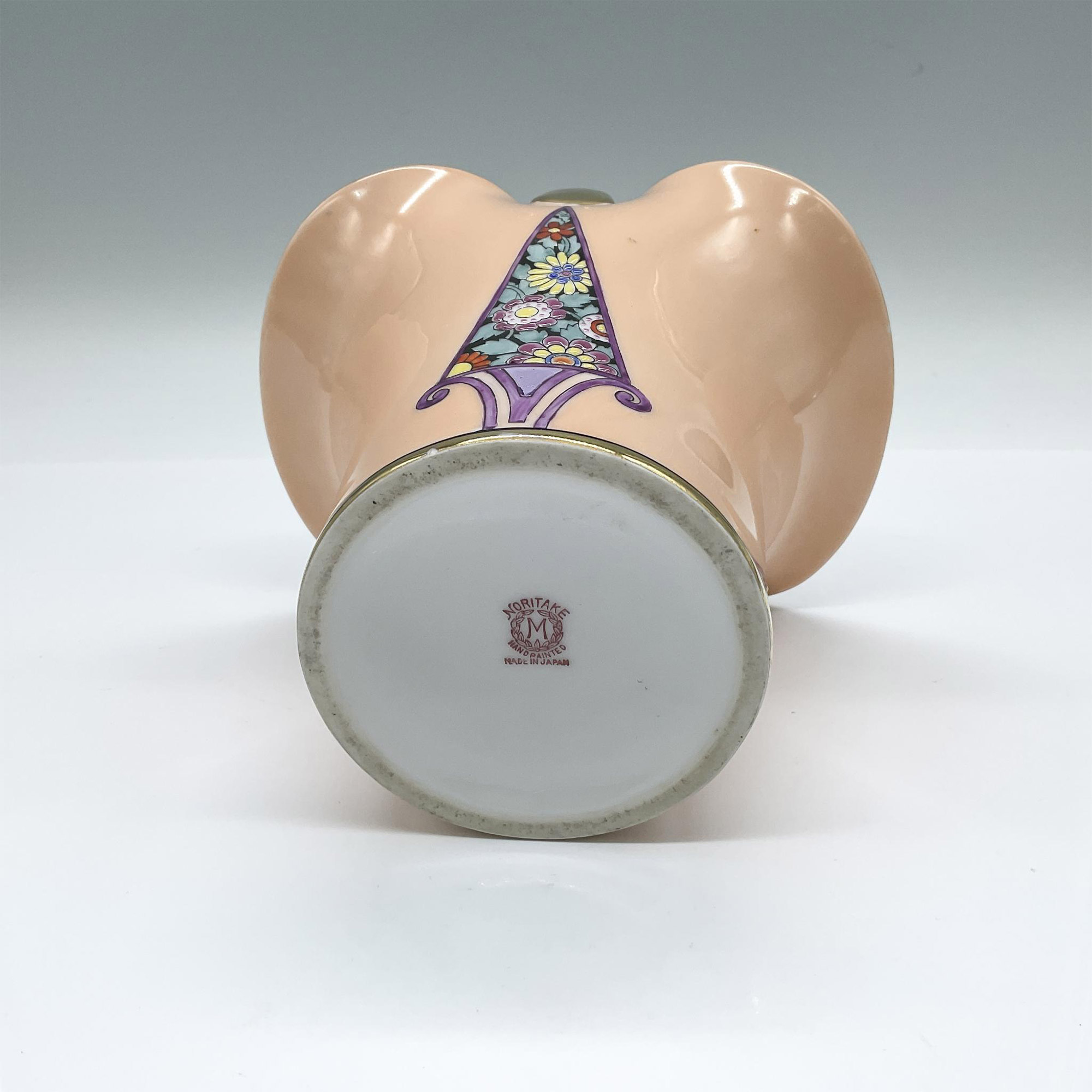 Morimura Bros. Noritake Porcelain Basket Vase - Image 3 of 3