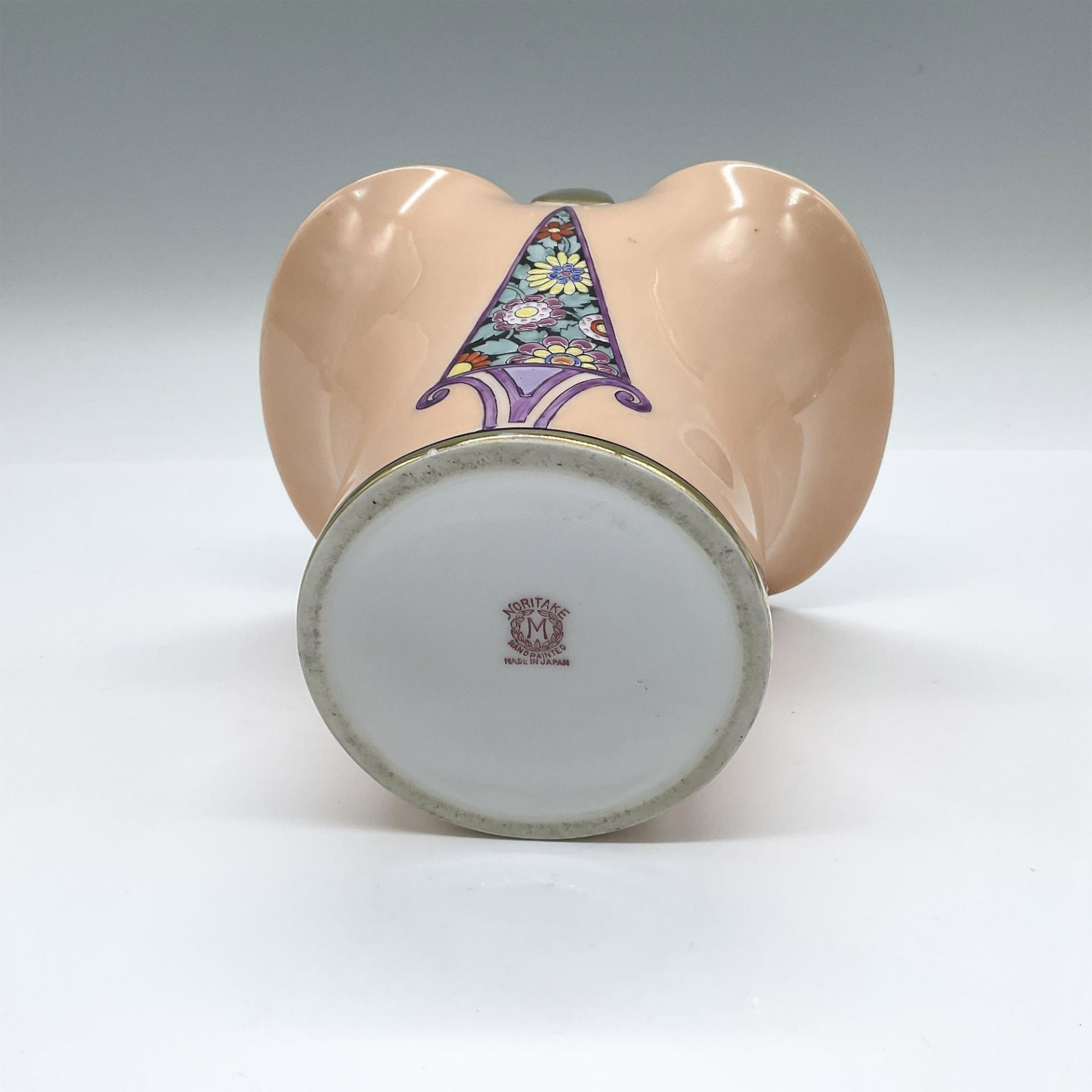 Morimura Bros. Noritake Porcelain Basket Vase - Bild 3 aus 3