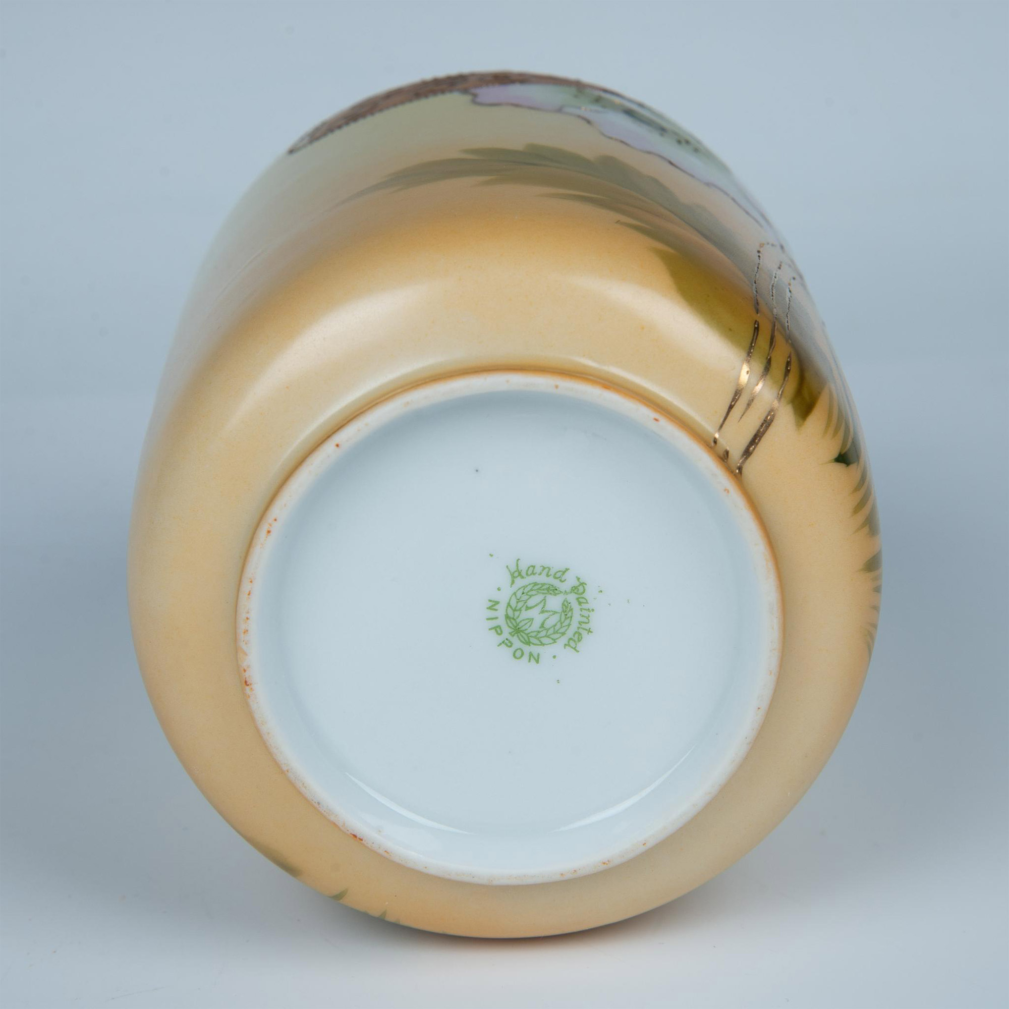 Noritake Hand Painted Nippon Japanese Porcelain Vase - Image 4 of 4