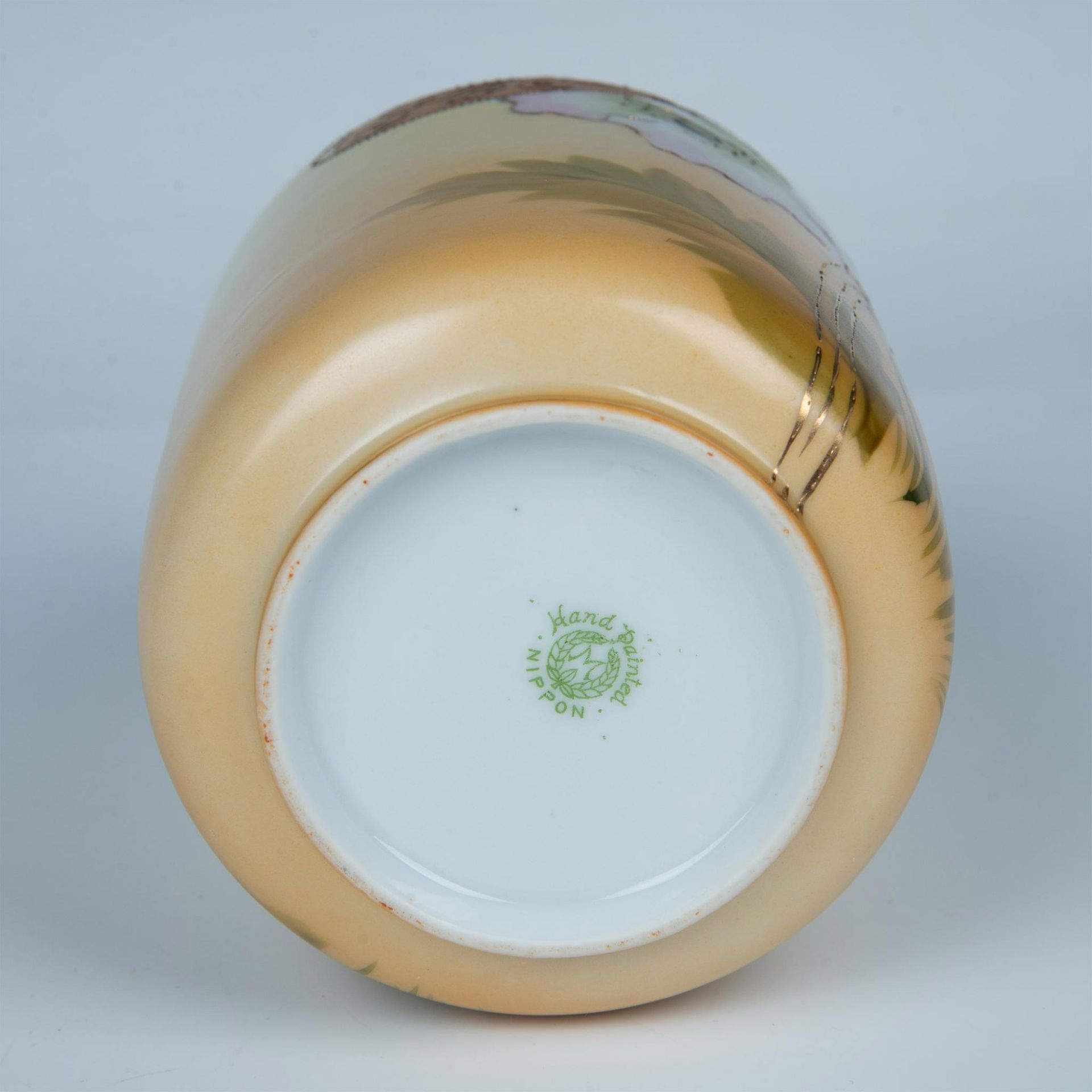 Noritake Hand Painted Nippon Japanese Porcelain Vase - Bild 4 aus 4