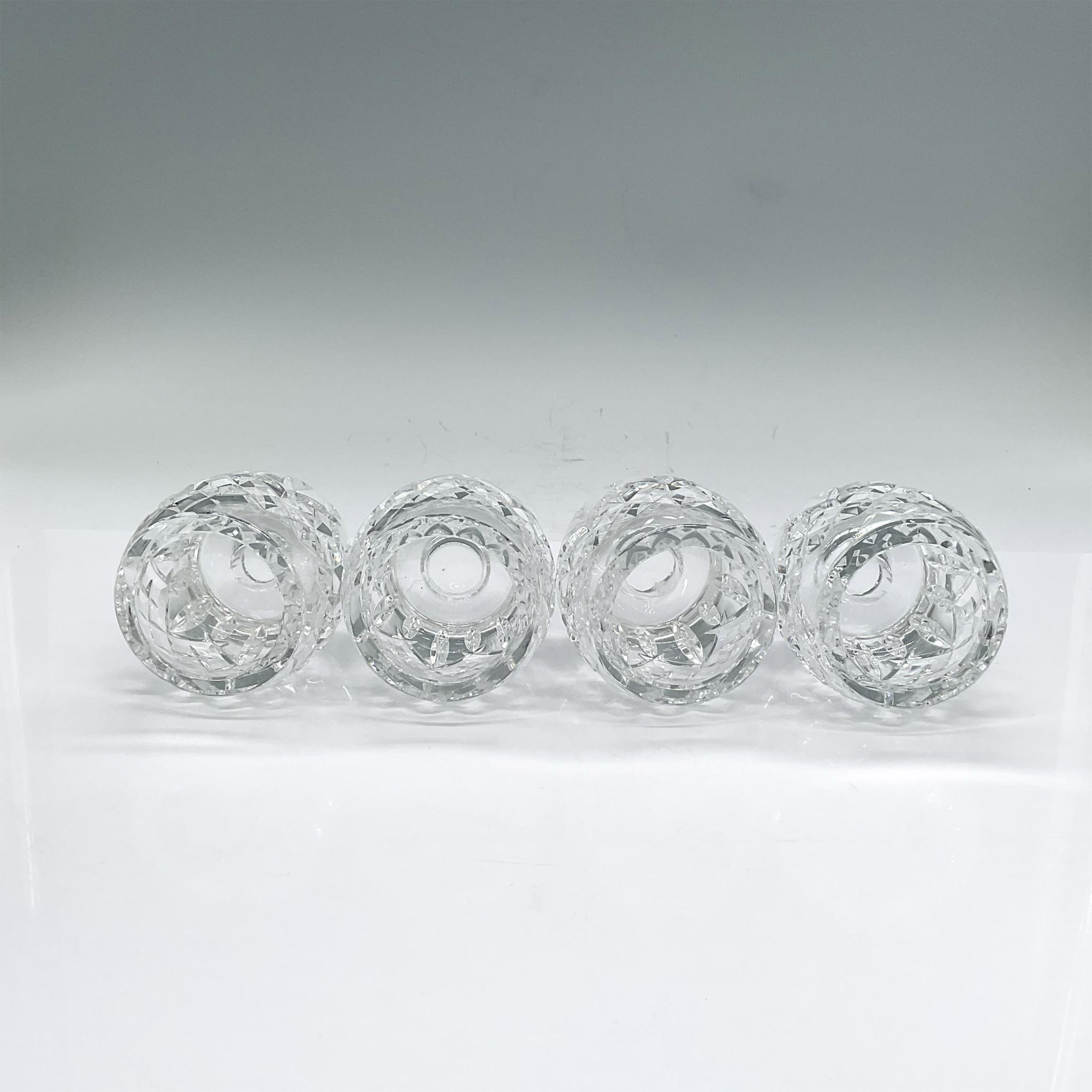 4pc Waterford Crystal Candlesticks, Lismore - Image 3 of 3