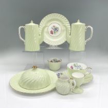 12pc Aynsley Tea/Breakfast Set, Covered Cheese Plate