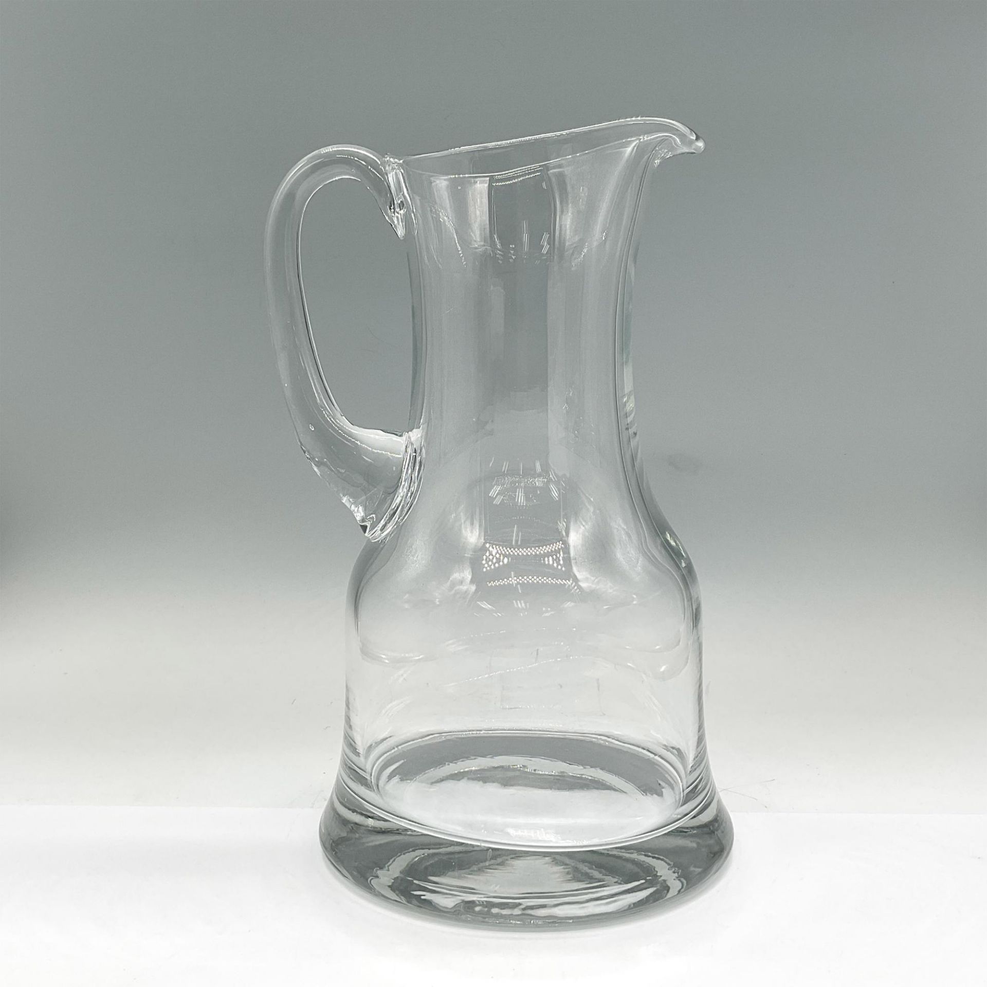 Large Glass Beverage Pitcher - Image 2 of 3