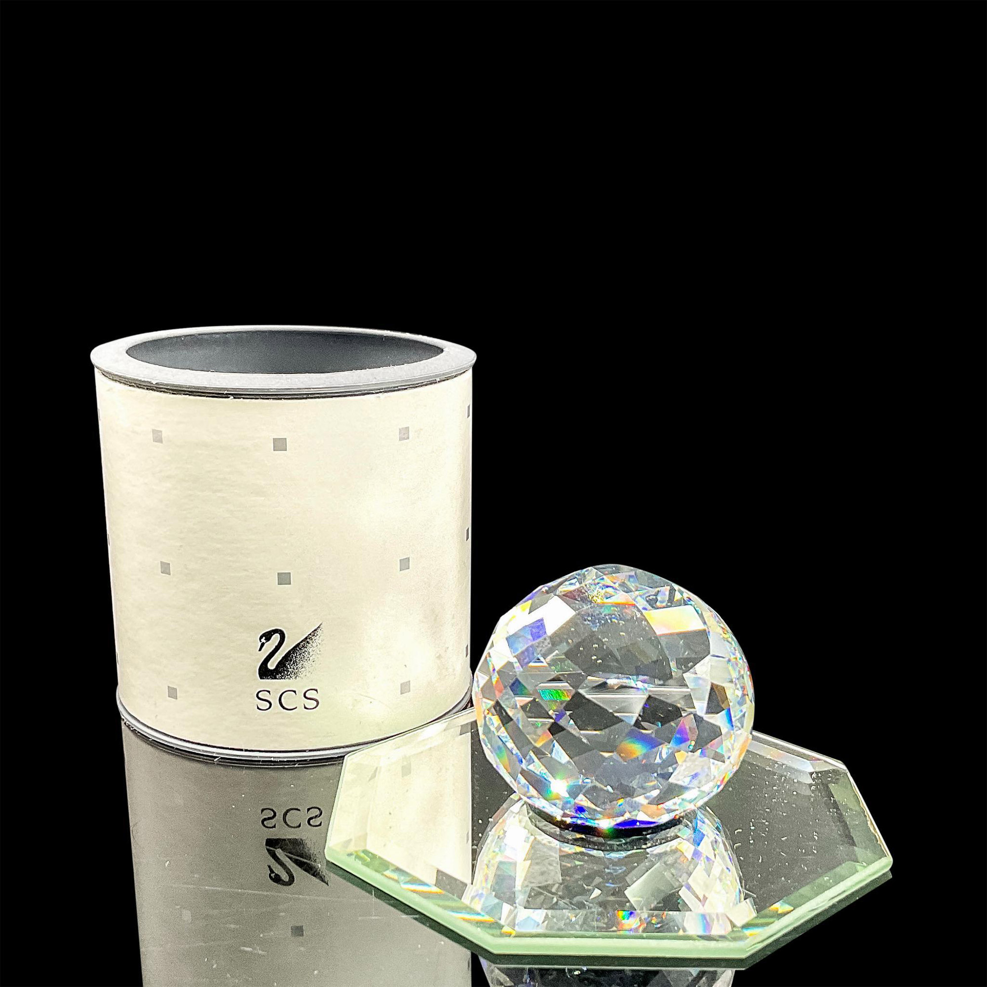 Swarovski Crystal SCS Black Swan Paperweight + Base - Image 5 of 5