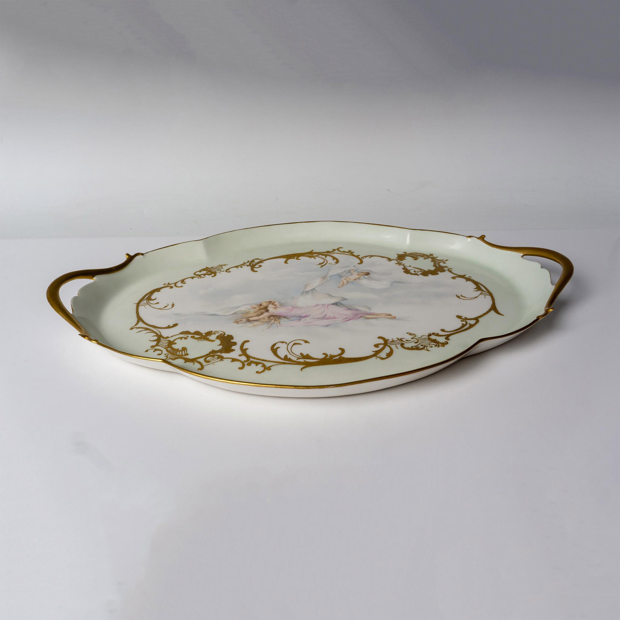 Jean Pouyat Limoges France Porcelain Tray - Image 3 of 3