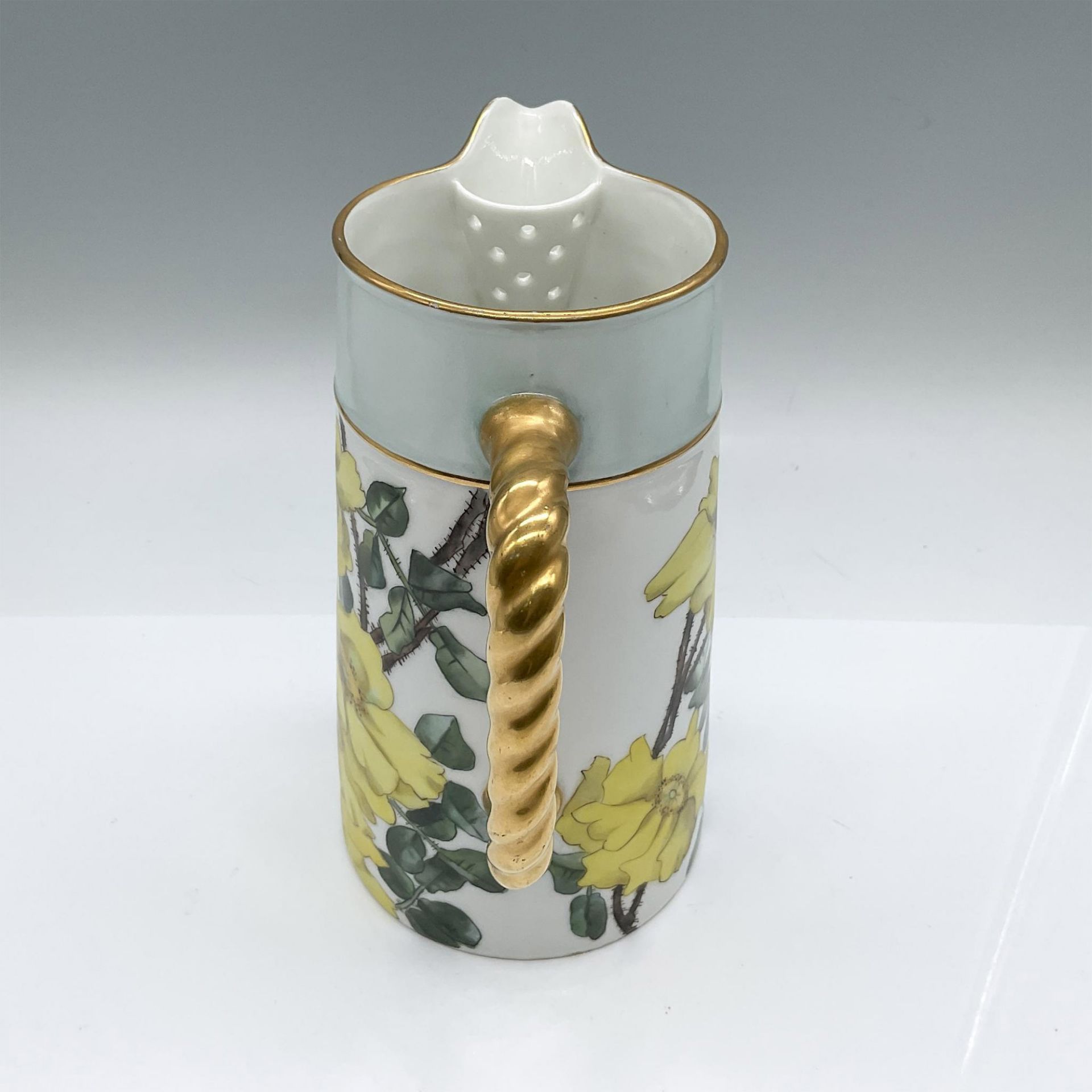 French Style Porcelain Chocolate Pot - Image 3 of 4