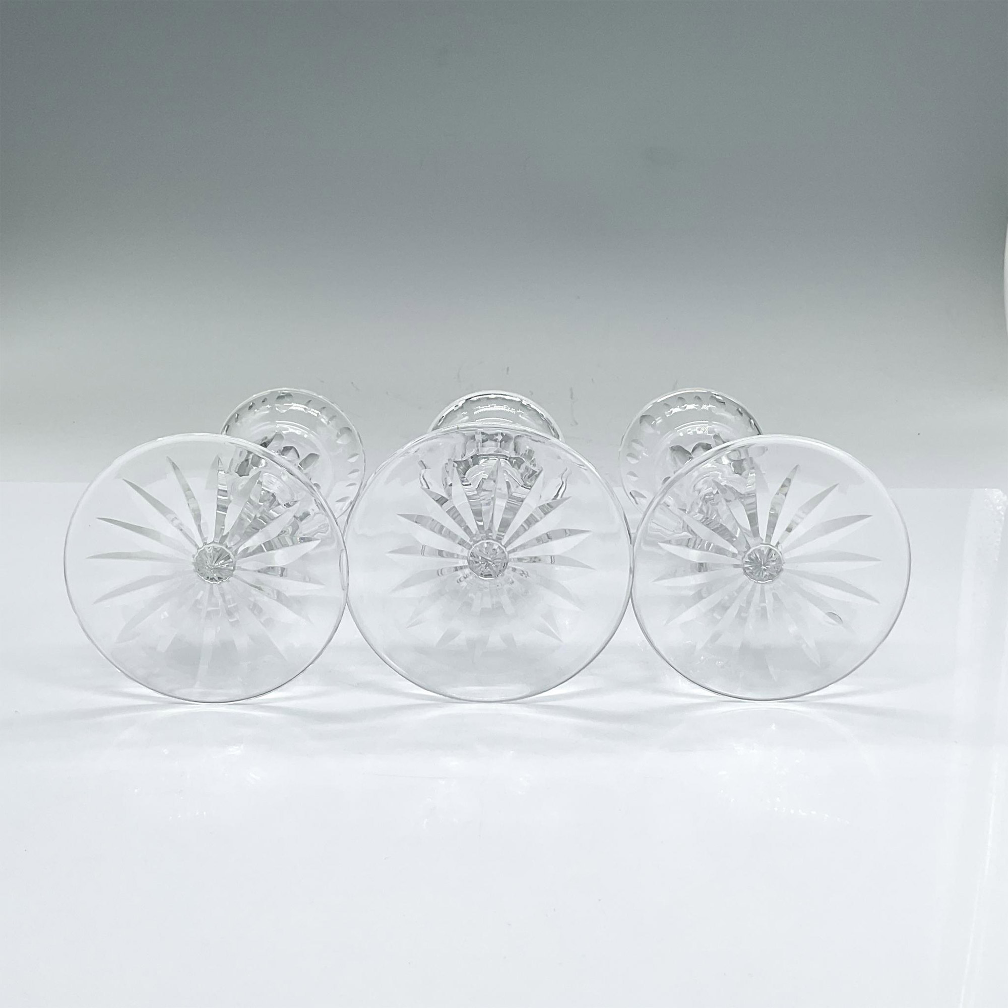 3pc Waterford Crystal Candlesticks - Image 3 of 3