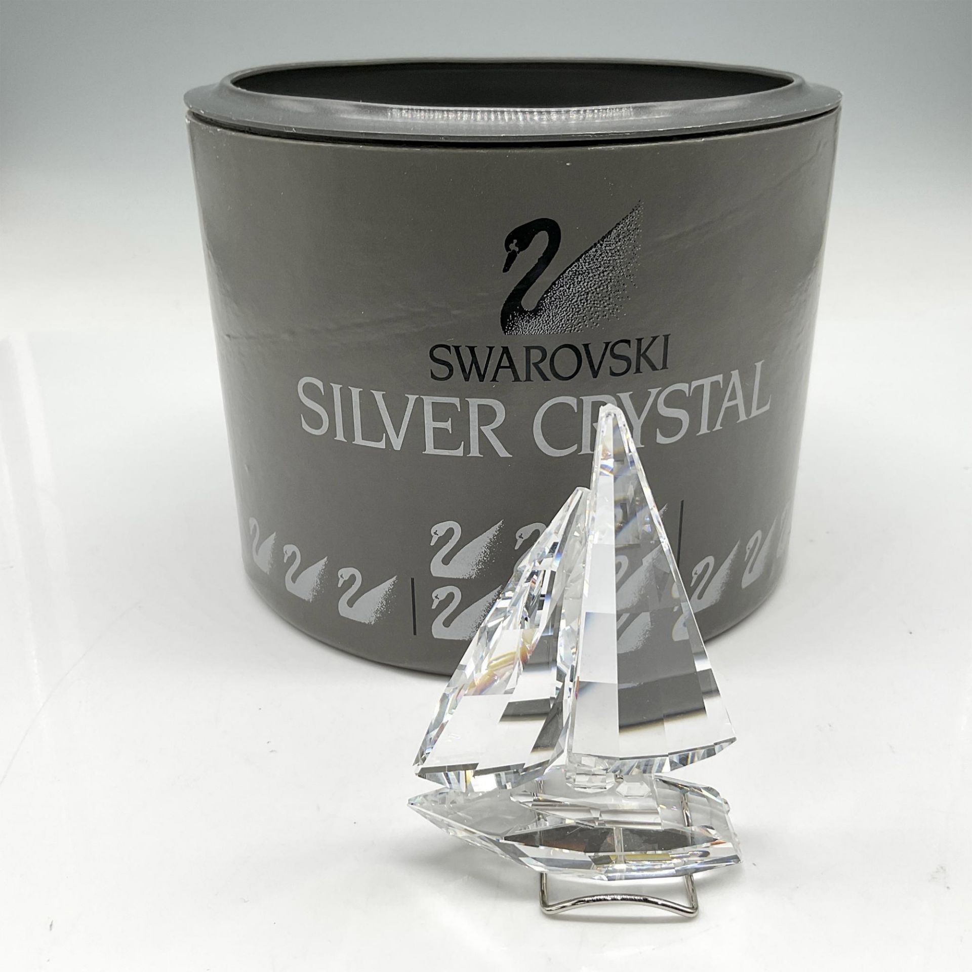 Swarovski Silver Crystal Figurine, Sailboat - Bild 4 aus 4