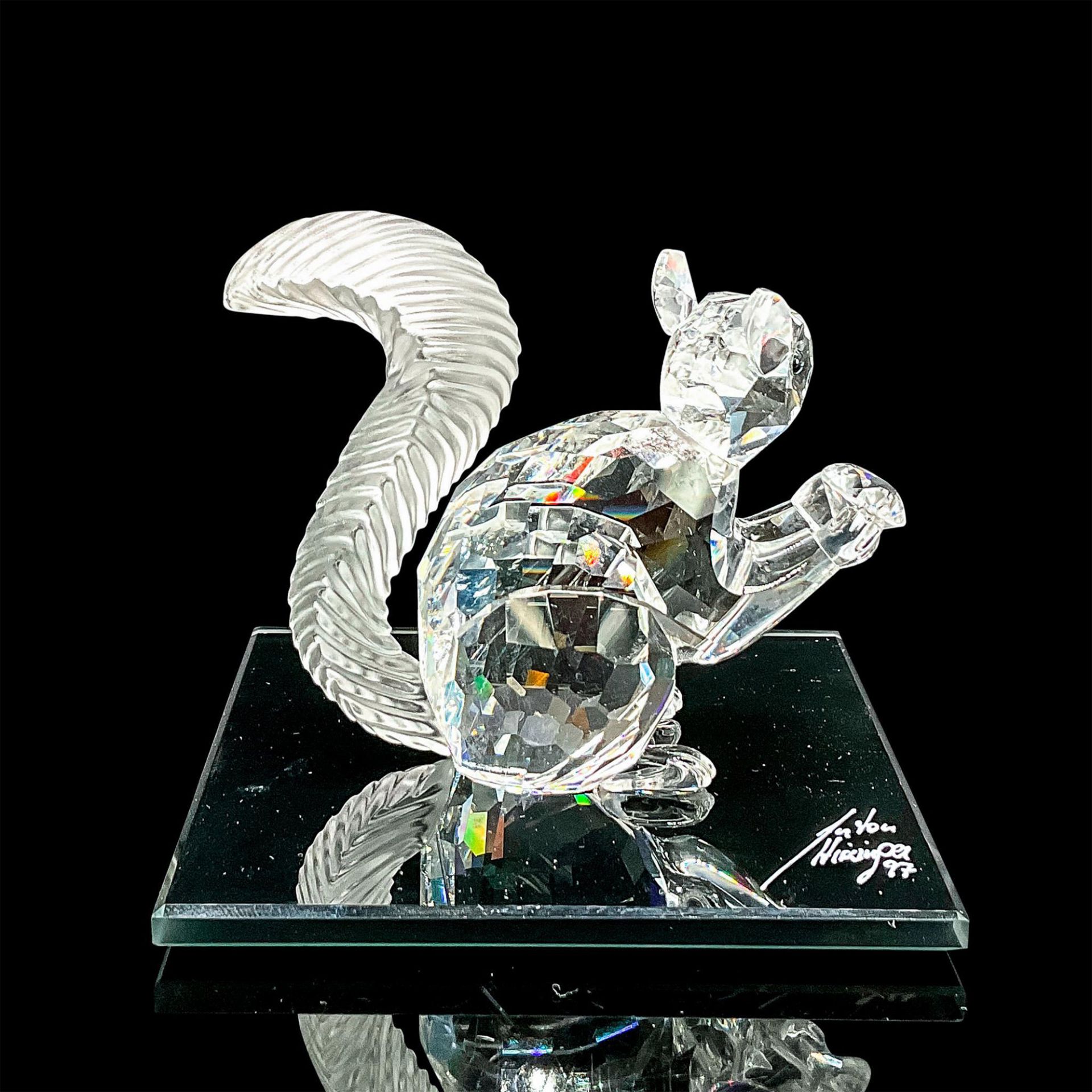 Swarovski Crystal Figurine, SCS Members Squirrel + Base - Bild 2 aus 5