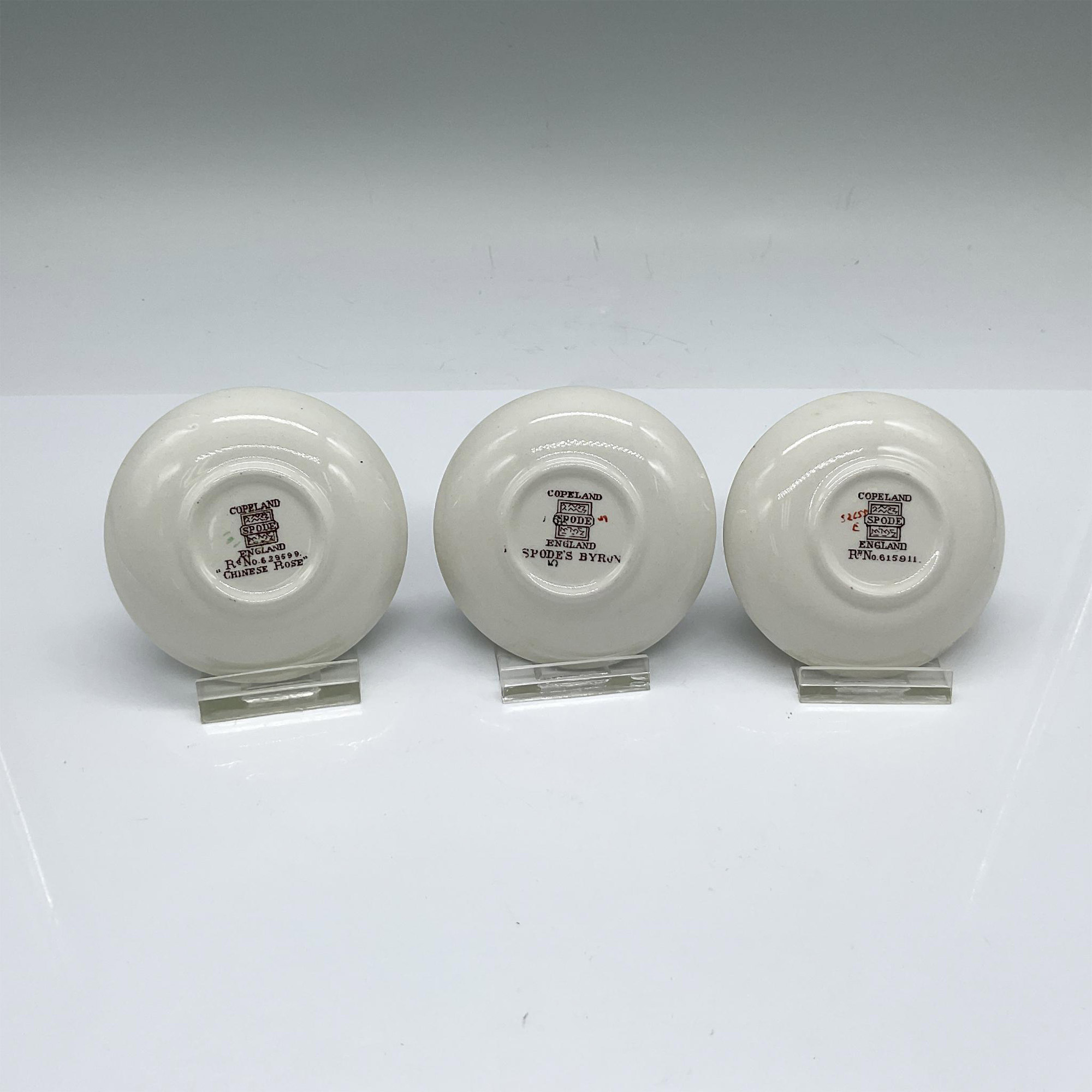 3pc Copeland Spode Porcelain Mini Trays - Image 2 of 2