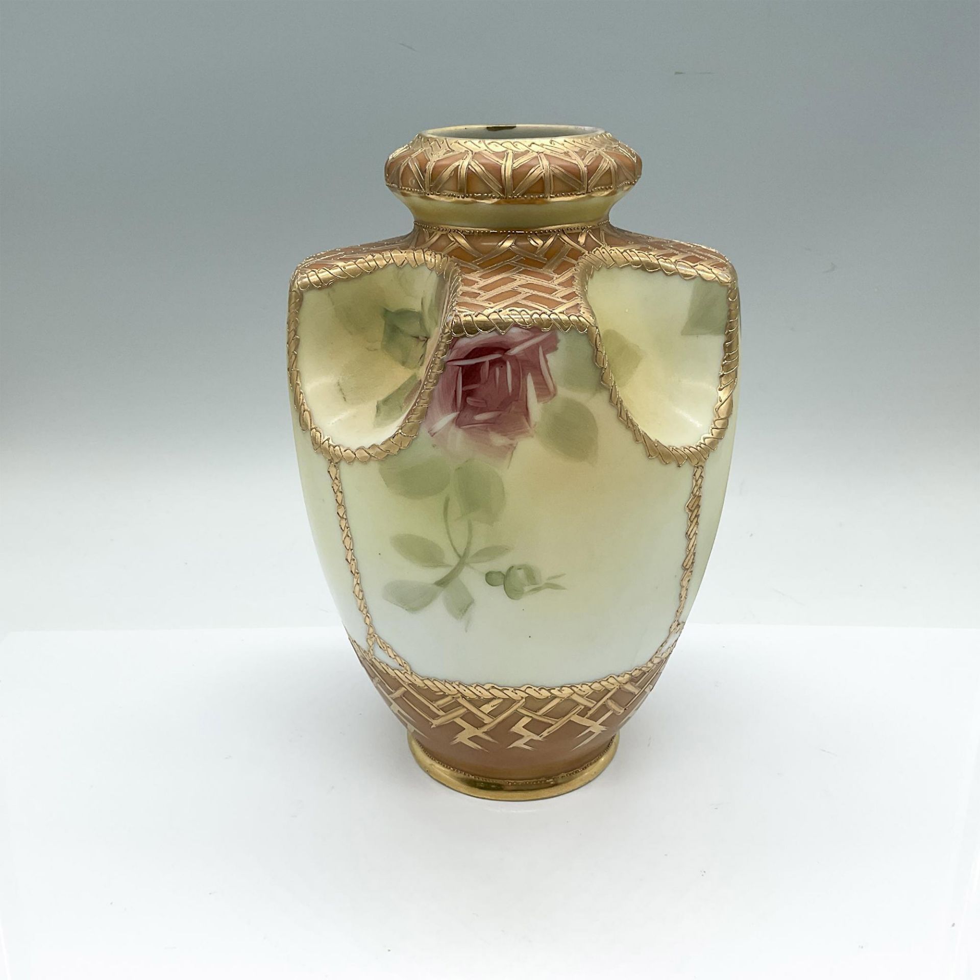 Morimura Bros. Nippon Porcelain Vase - Bild 2 aus 3