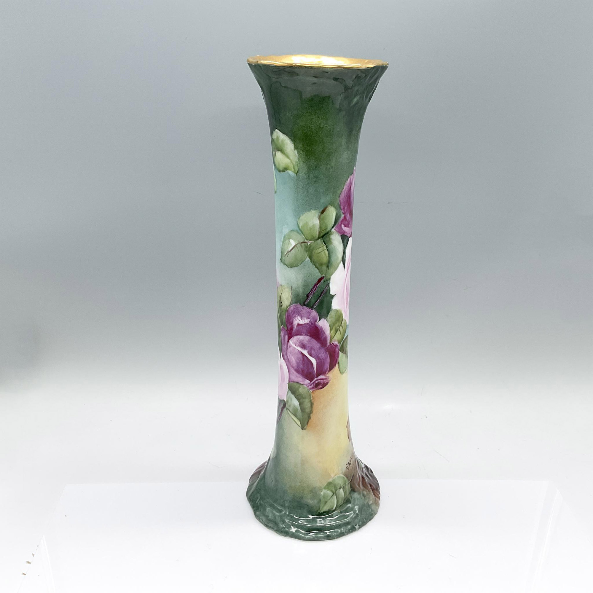 P.H. Leonard and D'Arcy's Porcelain Vase, Signed - Bild 2 aus 4