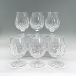 6pc Waterford Crystal Small Brandy Glasses, Lismore