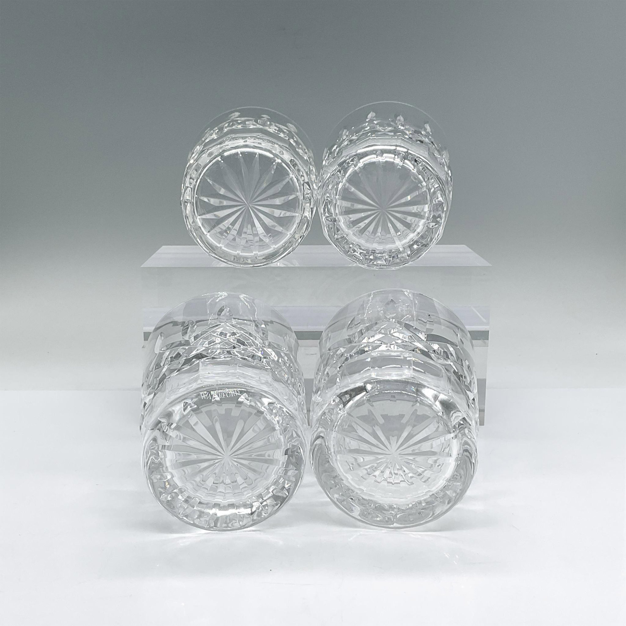 4pc Waterford Crystal Double Old Fashioned Glasses, Lismore - Image 3 of 3