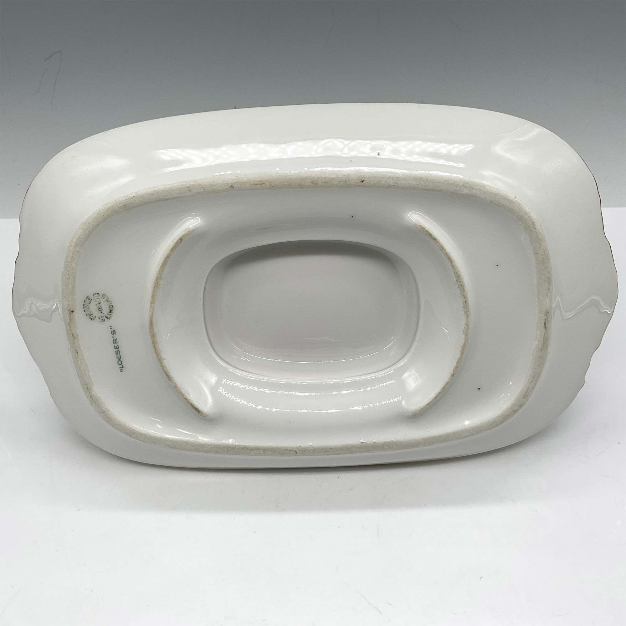Limoges Vignaud Porcelain Serveware, Sauce Boat w/Underplate - Image 3 of 3