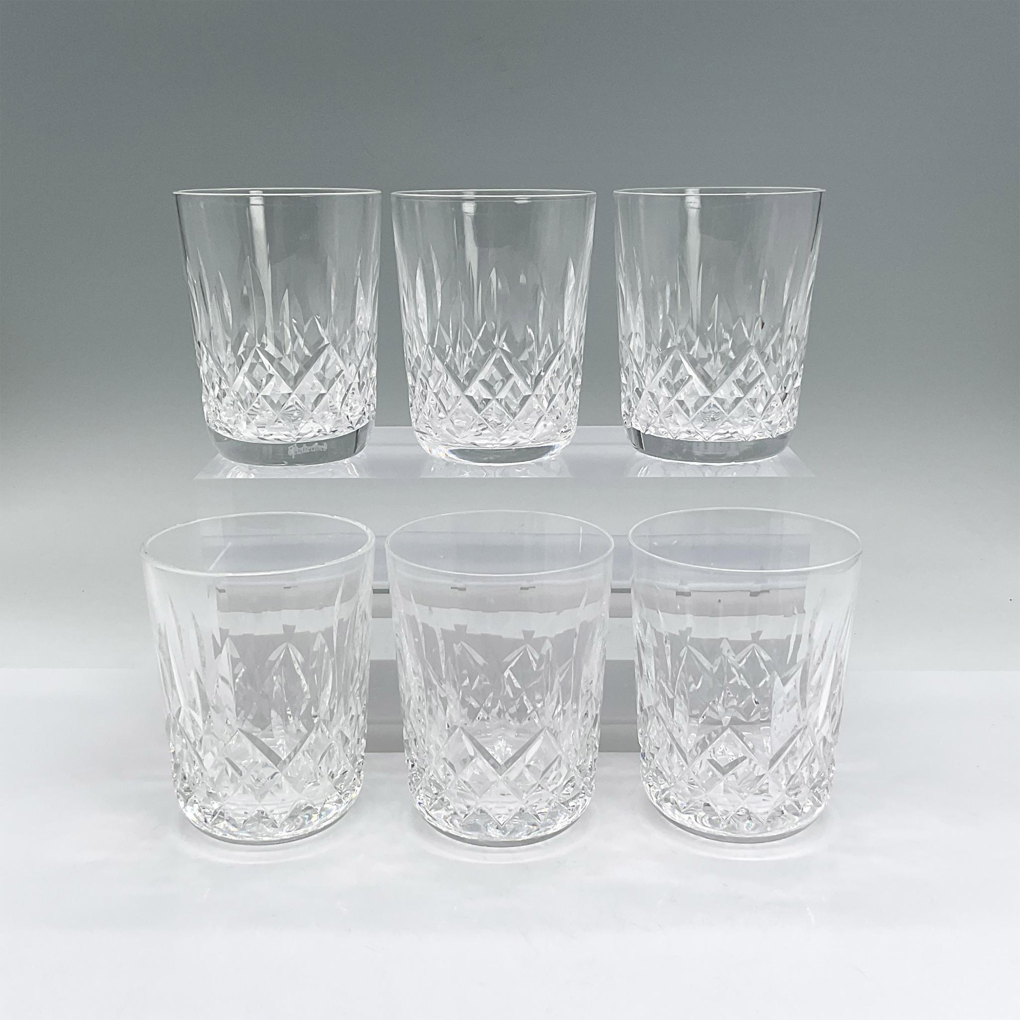 6pc Waterford Crystal Old Fashioned Glasses, Lismore